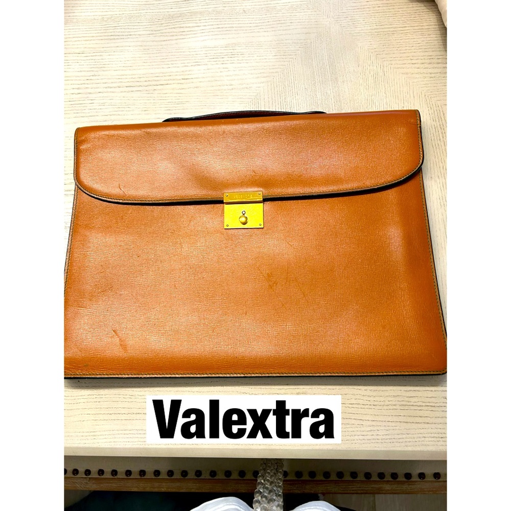 Valextra Caramel Mens Leather bag‎